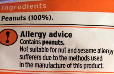 Warning: may contain nuts