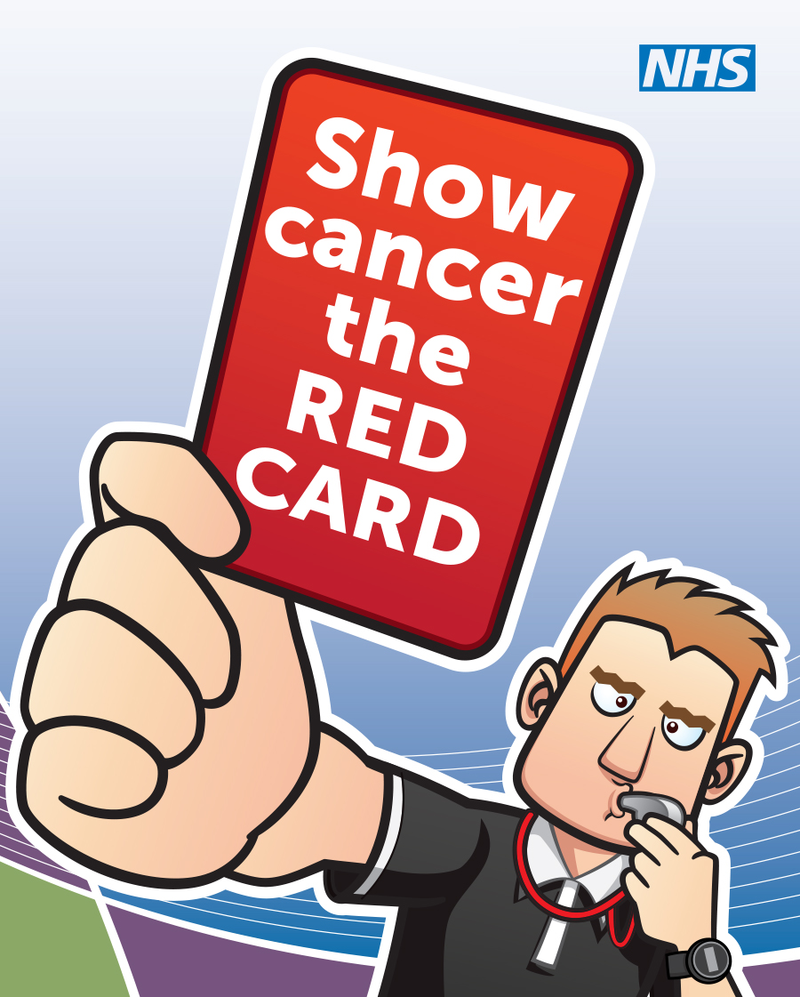 show cancer the red card