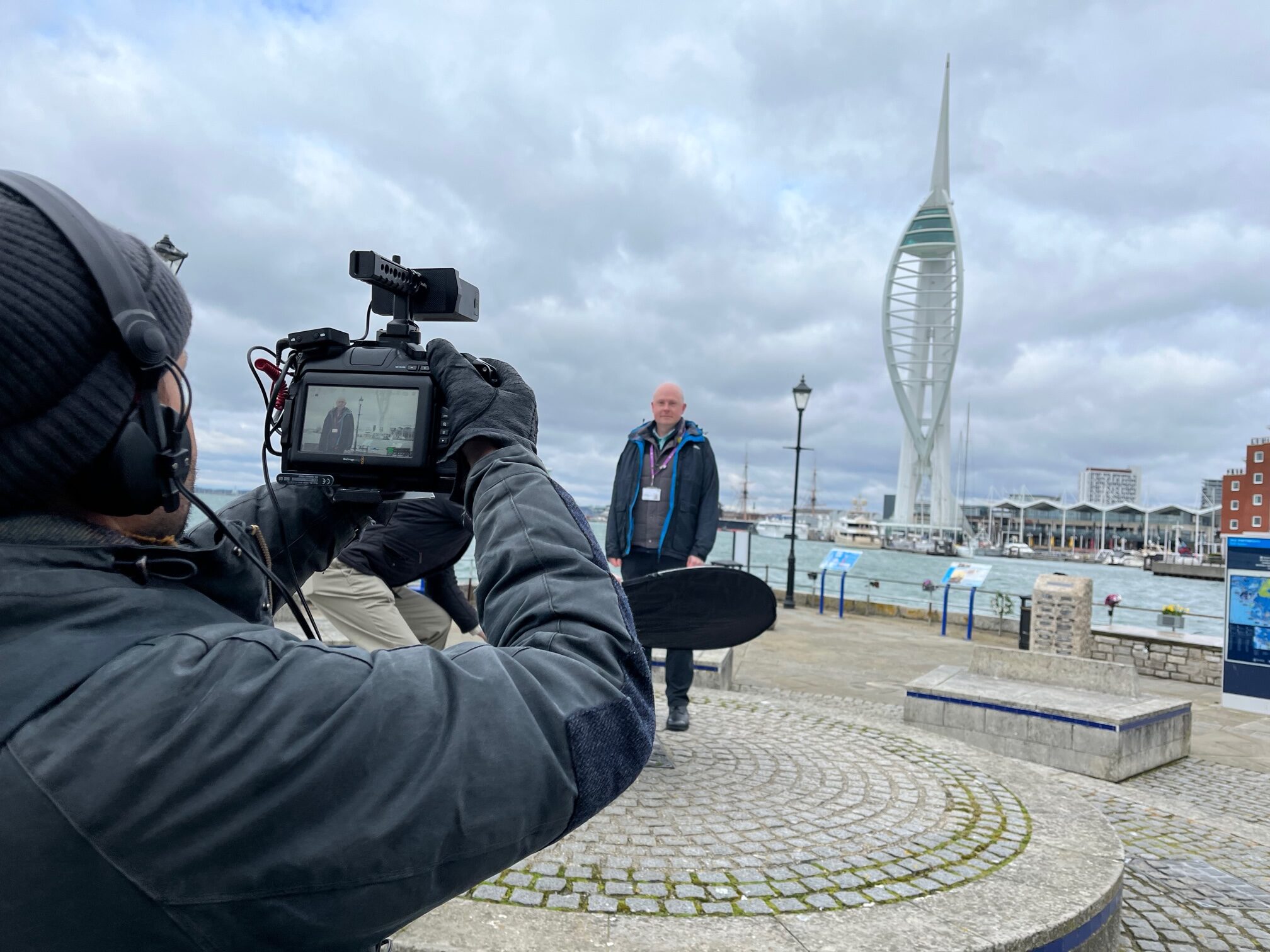 On location in Portsmouth